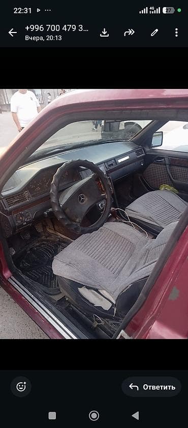 a class барсетка: Mercedes-Benz W124: 1989 г., 2.3 л, Механика, Бензин, Седан — 8