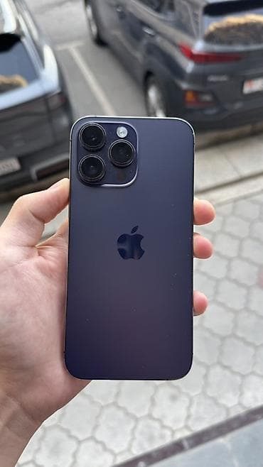 iphone pro 14: IPhone 14 Pro Max, Б/у, 256 ГБ, Deep Purple, Защитное стекло, 77 % — 1