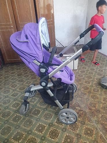 коляска tutis: Прогулочная коляска Joolz (фиолетовая) - Легкая алюминиевая рама с — 1