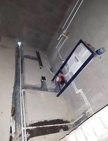 Сантехнические работы под ключ - Монтаж и замена водопровода и