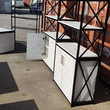 офисные мебели: Мебель в стиле лофт в наличии
Стеллаж
Стол 
Стулья
Сундук — 2