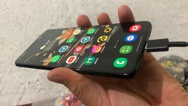 купить кнопочный сотовый телефон: Samsung Galaxy S21 Plus, Колдонулган, 256 ГБ, түсү - Кара — 2