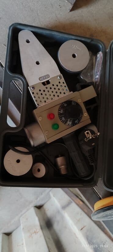 сантехнический утук: Продаю аппарат для пайки пластиковых труб ПХВ,ПНД,ПЭ. Новый. #утюг — 6