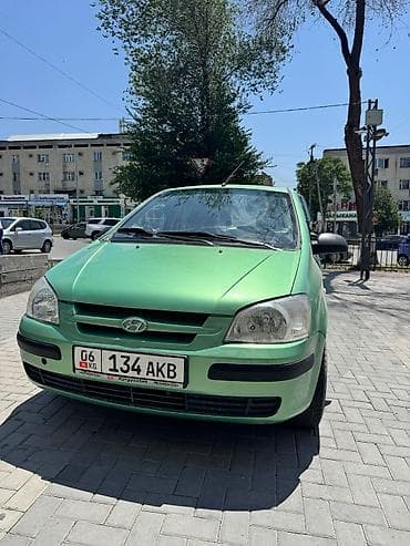 Hyundai Getz: 2004 г., 1.4 л, Кол менен иштөөчү, Бензин, Хетчбек — 1