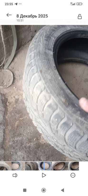продам шины бу бишкек: Шины 215 / 55 / R 17, Зима, Б/у, Комплект, Легковые, Польша, Bridgestone — 3