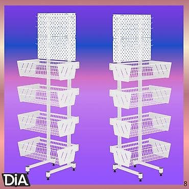 стеляжи: Стеллаж Дисплей торговый напольный, дисплей перфорированный с — 7
