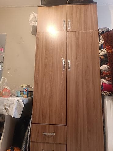 Шифоньер, шкаф для одежды, Прямой, ЛДСП