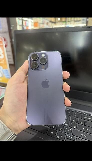 iphone 13 pro green: IPhone 14 Pro, Б/у, 512 ГБ, Deep Purple, Наушники, В рассрочку — 2