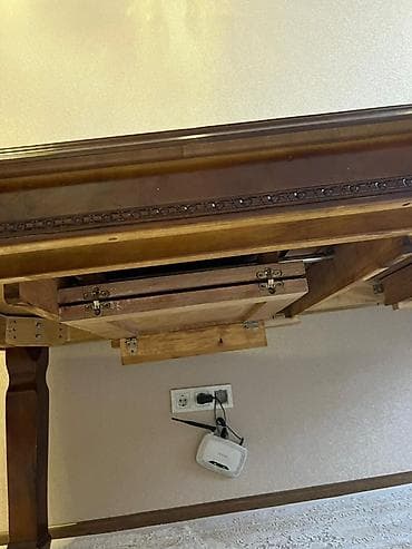 кухонный стол икеа: Стол для зала, Б/у, Раскладной, Прямоугольный — 3