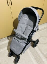 детская коляска с дождевиком: Балдар арабасы, түсү - Кара — 19