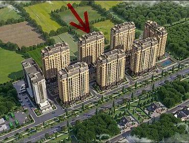 2 комнаты, 79 м², Ала-Арча ТРЦ 12 этаж — 1