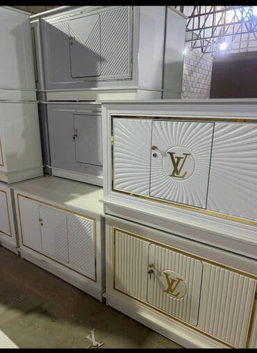 мебель для косметики для дома: Тумба для вещей и одежды, Новый, Без зеркала, МДФ, цвет - Белый — 6