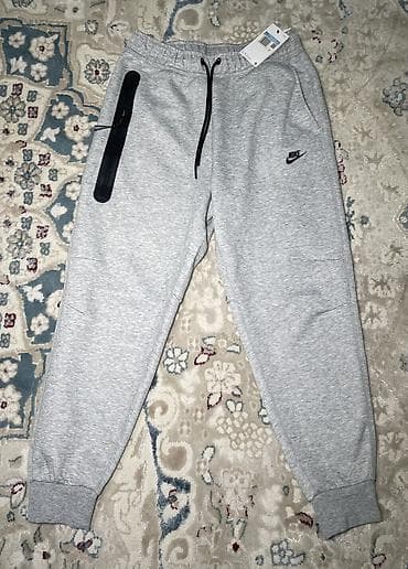 side by side: Мужские брюки, M, Nike, Новый, цвет - Серый, Самовывоз, Платная доставка — 1