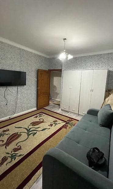 Батирлер: 2 бөлмө, 65 м², 12-мкр 106-серия, 1 кабат, Евро оңдоо — 6