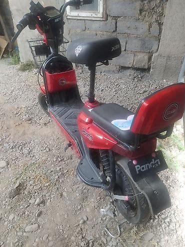 eagle eyes: Электроскутер Panda (красный) - Компактный городской электроскутер с — 3