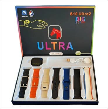 xiaomi smart band 7 pro ремешок: Смарт-часы S10 Ultra2 — набор 7 в 1 Комплектация: - корпус часов S10 — 1