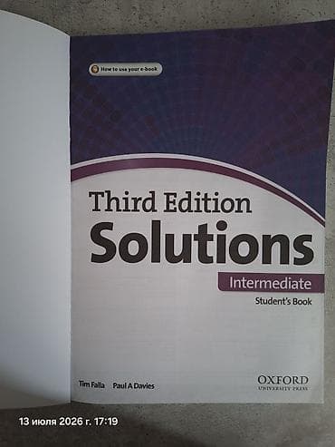 Комплект Solutions Intermediate. 3rd Edition (Student's book + — 2