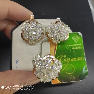 свадебные наборы ручной: Набор украшений, Проба 925, Новый — 1