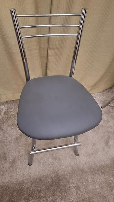 пароль: Стул для кухни, Б/у, Железо, цвет - Серый — 4
