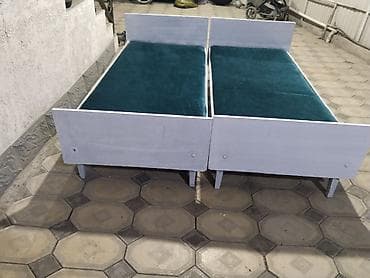 Эки ярустуу керебеттер: Две односпальные кровати с мягкими основаниями - Комплект из 2 — 1