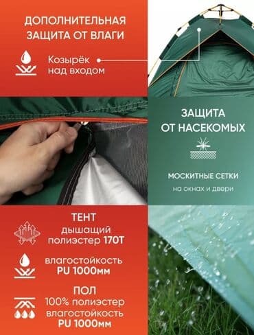 палатки зонты: Палатка туристическая 4 местная для отдыха и рыбалки материал — 7