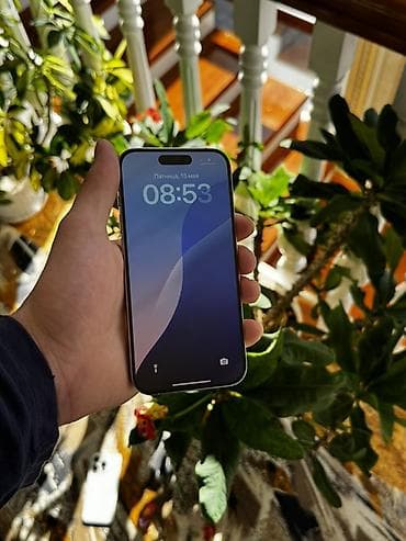 скупка компьютеров ноутбуков телевизоров телефонов бишкек: IPhone 15 Pro, Б/у, 128 ГБ, Серебристый, Защитное стекло, Чехол, В рассрочку, 89 % — 5
