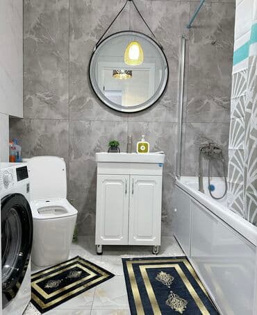 сдаю столовая бишкек: 1 комната, Душевая кабина, Постельное белье, Кондиционер — 5