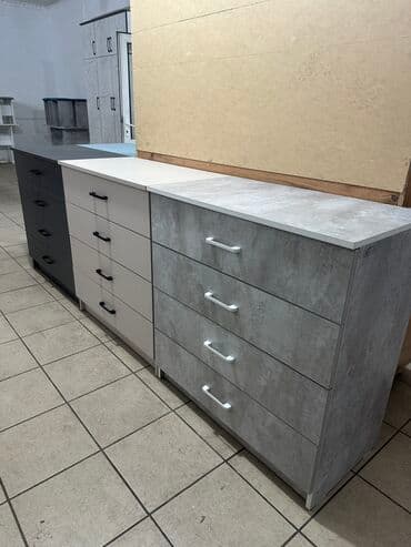 комод с зеркалом в спальню: Комод для одежды, Новый, Без зеркала, цвет - Бежевый, Самовывоз, Платная доставка — 6