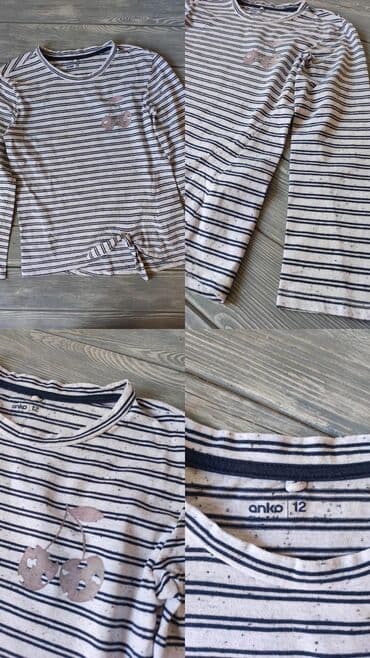 новогодний платье для девочек: Рубашка, цвет - Розовый, Б/у — 2