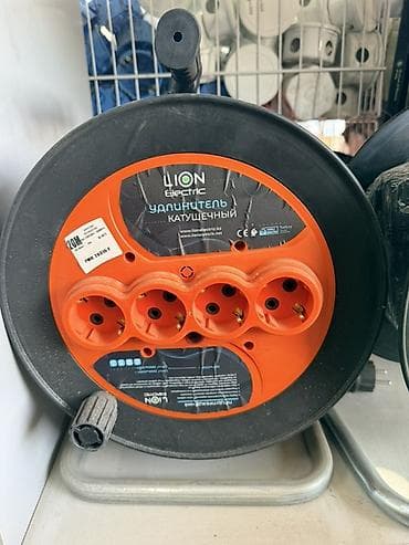 Удлинитель, На катушке, Длина: 20 м, 4 розетки