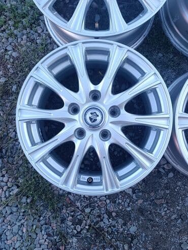 купить диск на машину: Куйма Дисктер R 15 Weds, Комплект, тешиктери - 5, Колдонулган — 3