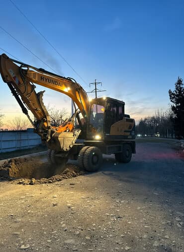шины на эксковатор: Экскаватор, Hyundai, Колесный — 2