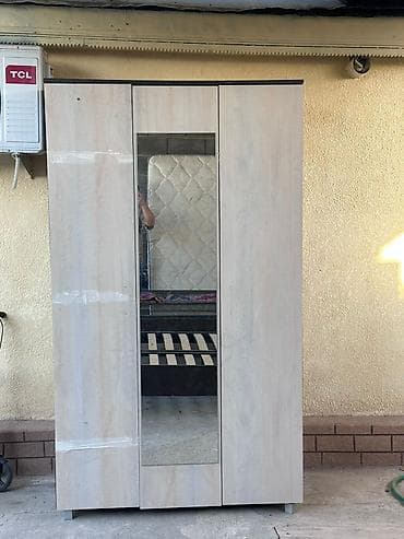 спальные г: Двухспальный комплект мебели: кровать с матрасом и шкаф - Кровать — 6