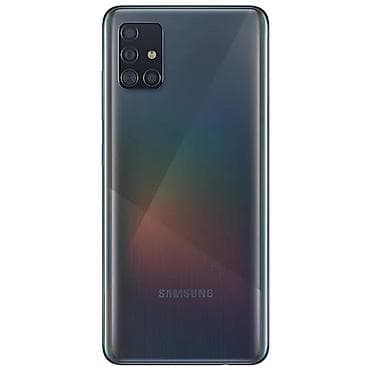 Samsung Galaxy A51, Б/у, 64 ГБ, цвет - Черный, 2 SIM