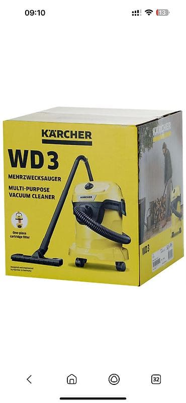 пылесос karher: Пылесос, Karcher, Строительный, Смешанная, Мешок — 5