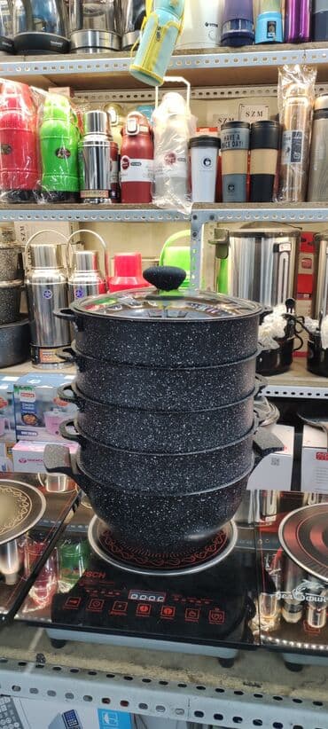 продаю мантышницу: Мантыварка Мантыщница Фирма Uakeen Размер 28 см Гранитный материал — 2