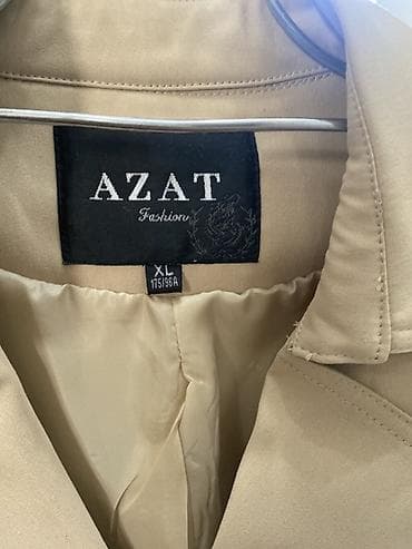 Женская одежда: Плащ, Тренчкот, Двубортная модель, XL — 2