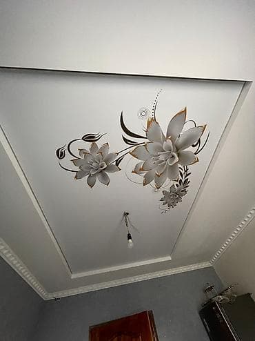 Натяжной потолок 3D потолки, Глянцевое, Матовое Бесплатная консультация, Бесплатный замер, Гарантия