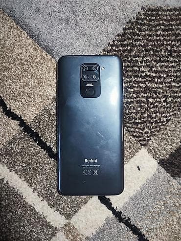 tab a9: Redmi, Redmi Note 9, Б/у, 64 ГБ, цвет - Черный, 2 SIM — 2