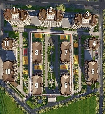 кож завод квартира: 2 комнаты, 48 м², Элитка, 4 этаж, Готовая ПСО (под самоотделку) — 6