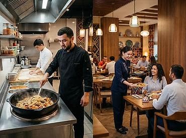 повар кудайберген: Требуются сотрудники в кафе (Орто-Сай) Открыты вакансии: • Повар — 1