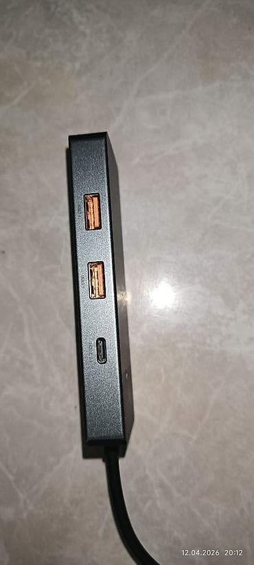 galaxy tab s7 plus: USB-C хаб WiWU / Linker A21HD (7-в-1) Компактный многофункциональный — 3