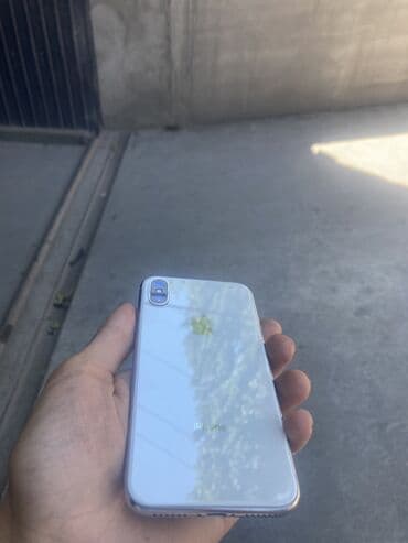 айфон xr 256 гб цена бишкек: IPhone X, Колдонулган, 64 ГБ, White Titanium, Каптама, 100 % — 4
