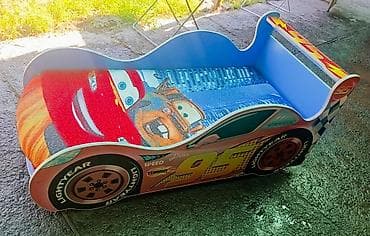 Мебель: Детская кроватка-машинка «Тачки» (Lightning McQueen, номер 95) - — 2