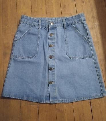 second hand: Новые брюки и юбки!! S / M. 1) Джинсовая классная мини юбка на — 2