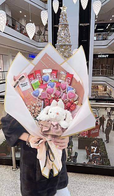 Шоколадный букет с игрушкой 🔥 Цена по акции 1750 сом В НАЛИЧИИ!!🔥 🚕