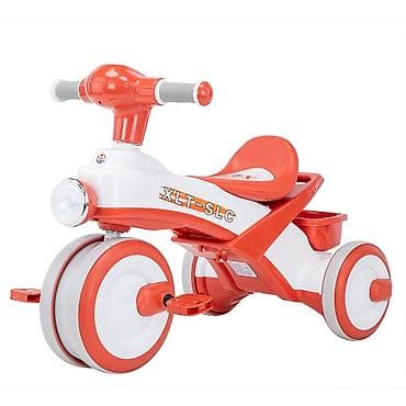 Детские самокаты: Детский трехколесный велосипед-каталка XLT-SLC - 2-в-1: можно — 6