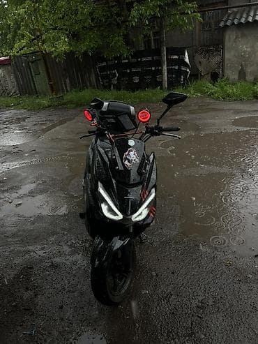 bmb 39: Скутер/максискутер, черный, спортивный дизайн. Особенности и — 1