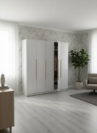 кухонные шкафы дешево: Шкаф для одежды, Новый, Прямой, ЛДСП — 1