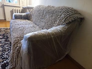 диван двухспалка: Прямой диван, Б/у — 2